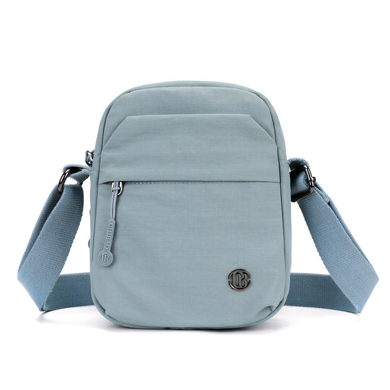 ChiBao Women's Summer Nylon Crossbody Bag - Lightweight, Wear-Resistant, Portable, Casual Small Square Bag.