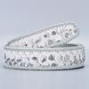 Python Leather Belt Men Without Button Head Phnom Penh High-End Men'S Business Belt Body