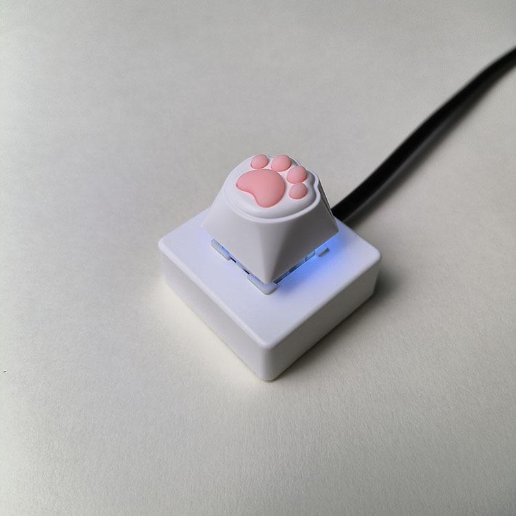Cat Paw Keycap External Desktop Power Switch Extension