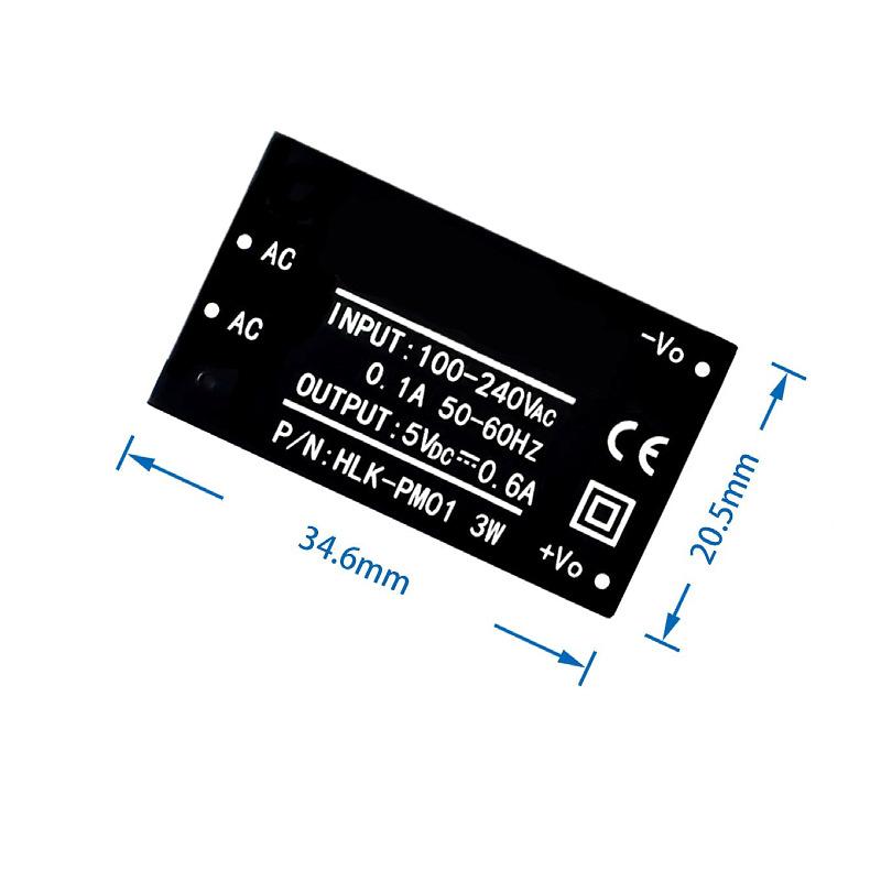 HLK-PM01/03/12 Isolated Power Module 220vTurn5vSmart Switch Step-Down Power Supply Module