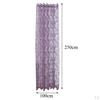 Grommet Floral Textured Bay Window