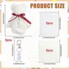 Baby Shower Favors for Kids Plush Bear Keychains with Organza Bags Towels Thank You Tages for Baby Shower Party Supplies
