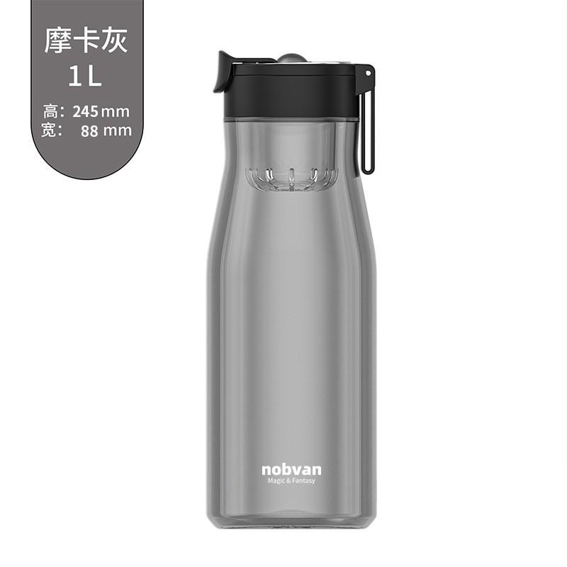 Tritan Sports Water Bottle With Magnetic Lid Ball Infuser 550ml 800ml 1000ml 1200ml Leakproof BPA-Free Gym Travel Hydration