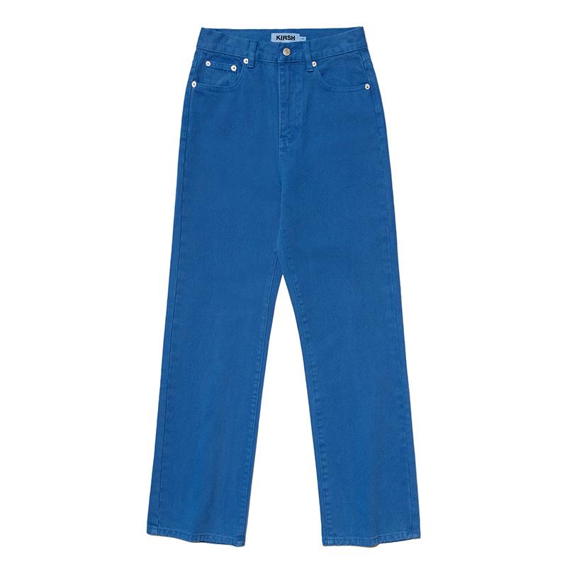 KIRSH Unicolor Straight Pants [Blue]