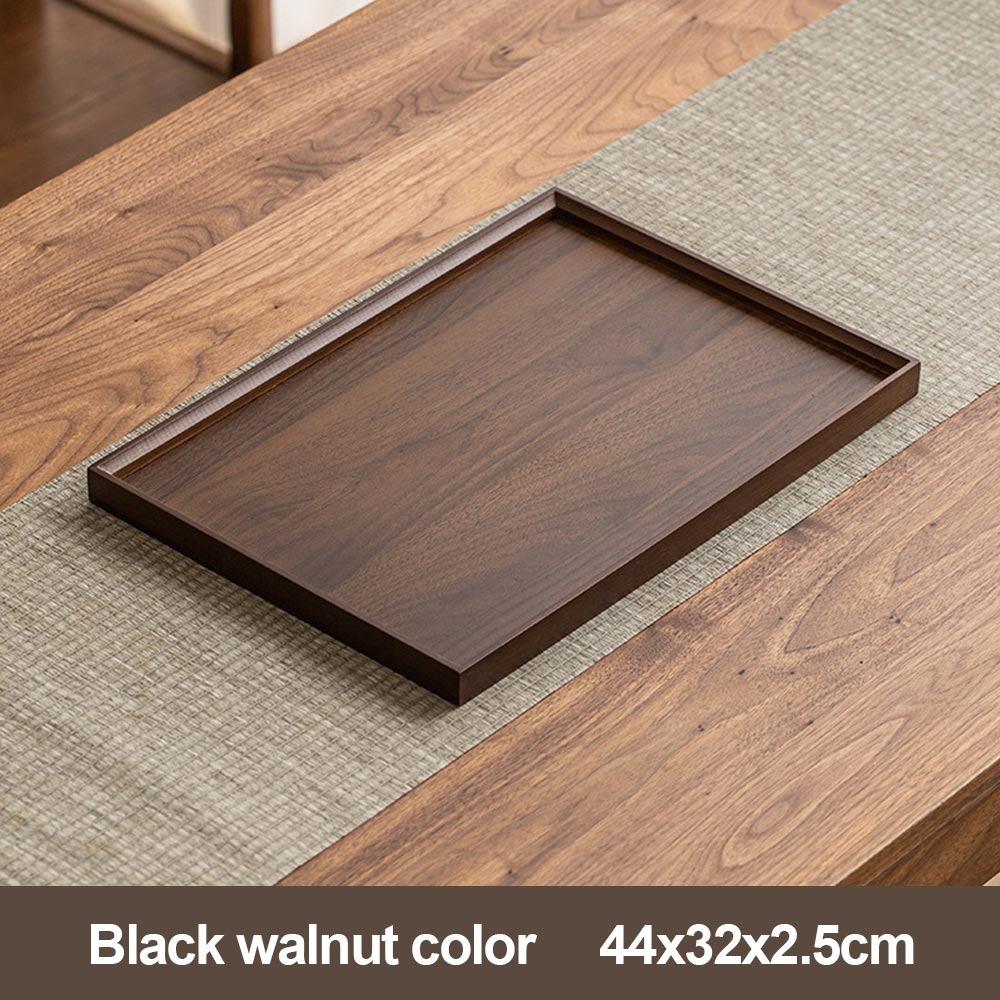 Retro Style Food Storage Trays Natural Bamboo Dessert Pallet Decorate Tray Wooden Tray  Bathroom