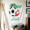 Algerian Football Wall Tapestry Aesthetic Wall Hanging Printed Fabric Blanket Decorative Tapestries for Bedroom Living Room Home Decor