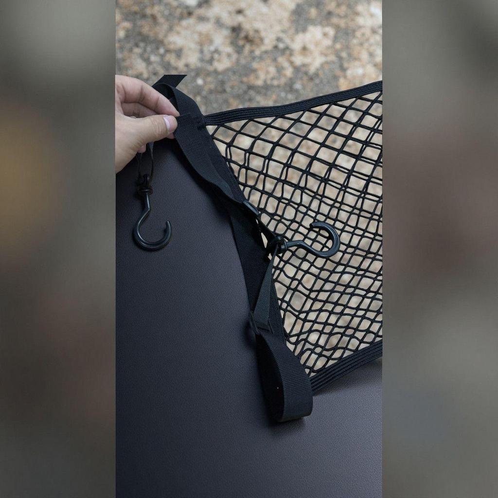 Adjustable Elastic Storage Net for Motorcycle Trunks