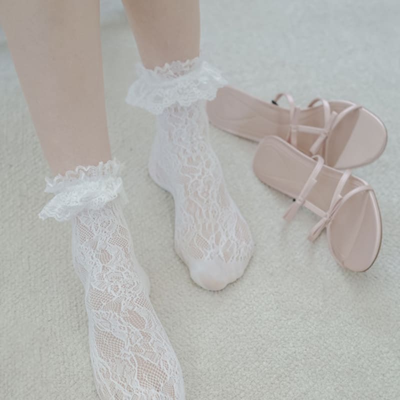 meminn lowzina lace socks 2colors