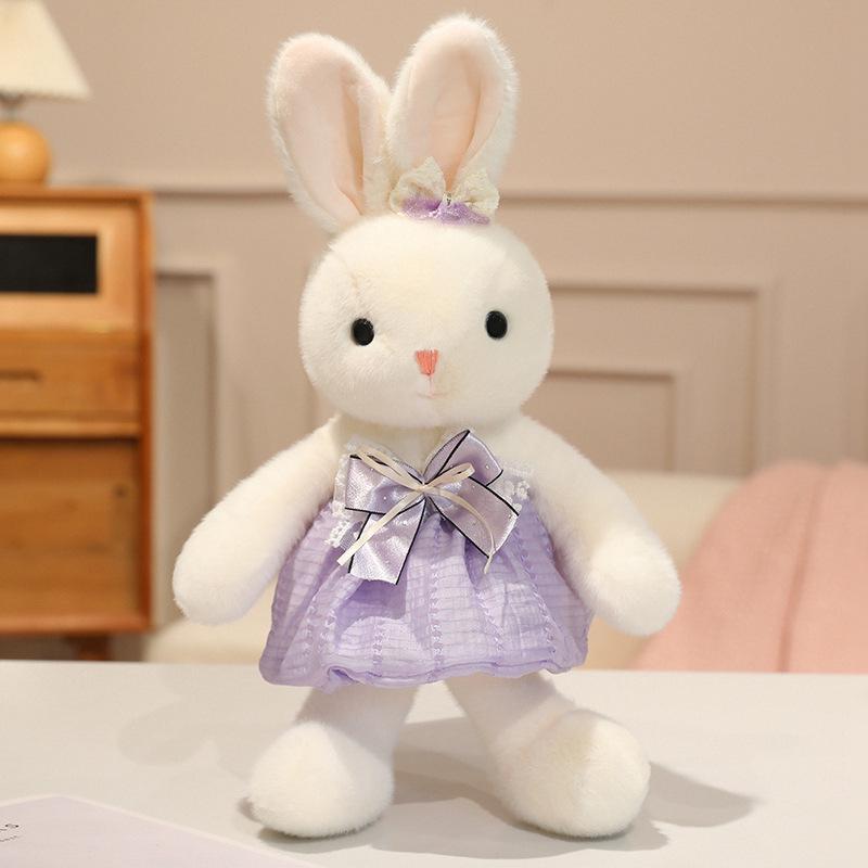 

Cute Daisy Rabbit Doll in Skirt – Plush Bedtime Companion for Kids, Ideal Birthday Gift 30cm