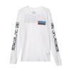 Comfortable Crew Neck Pullover Long Sleeve T-Shirt Men Tops White 749366-100