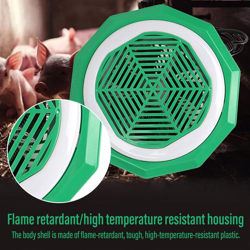 220V Pet Intelligent Heating Lamp Farm Temperature Control Air Warming Heating Poultry Cow Chicken Dog Brooding Incubator