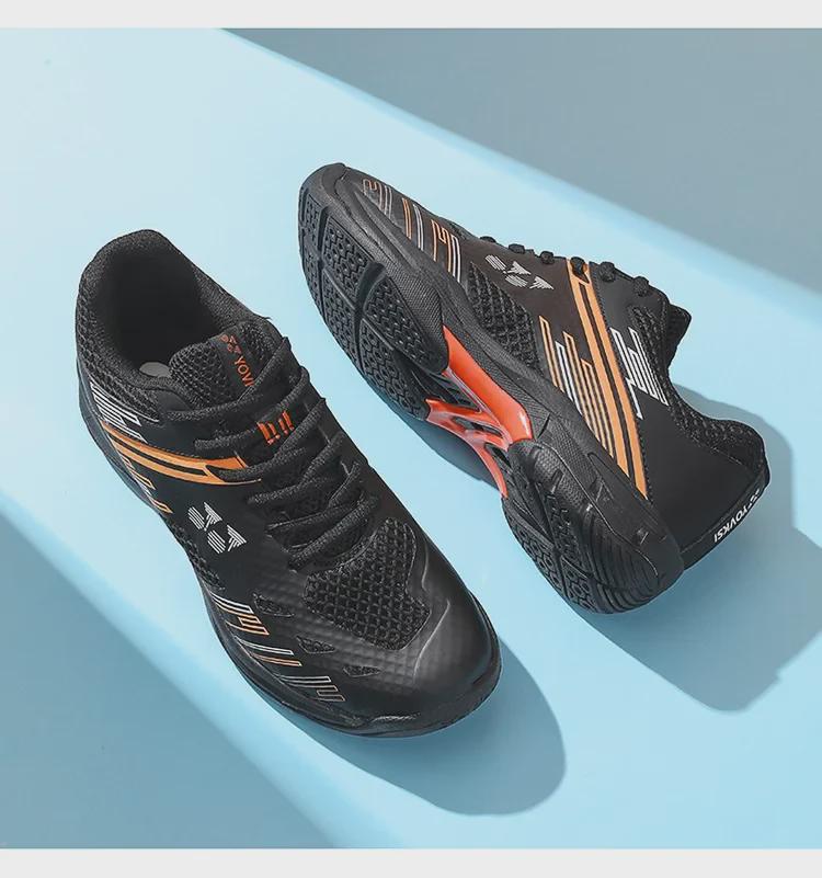 Men's Large Size Cross-Border Badminton & Tennis Training Shoes with Cowhide Sole