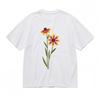 Women's Soft Comfortable Classic T-Shirt Mens Womens Tees Top Minimalist Floral 100% Cotton Tops USA