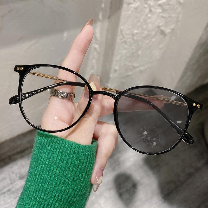 Photochromic Myopia Glasses Women Men Fashion Round Sun Glasses Girls Retro Ultralight Shortsighted Optical Eyeglasses 0 To -600
