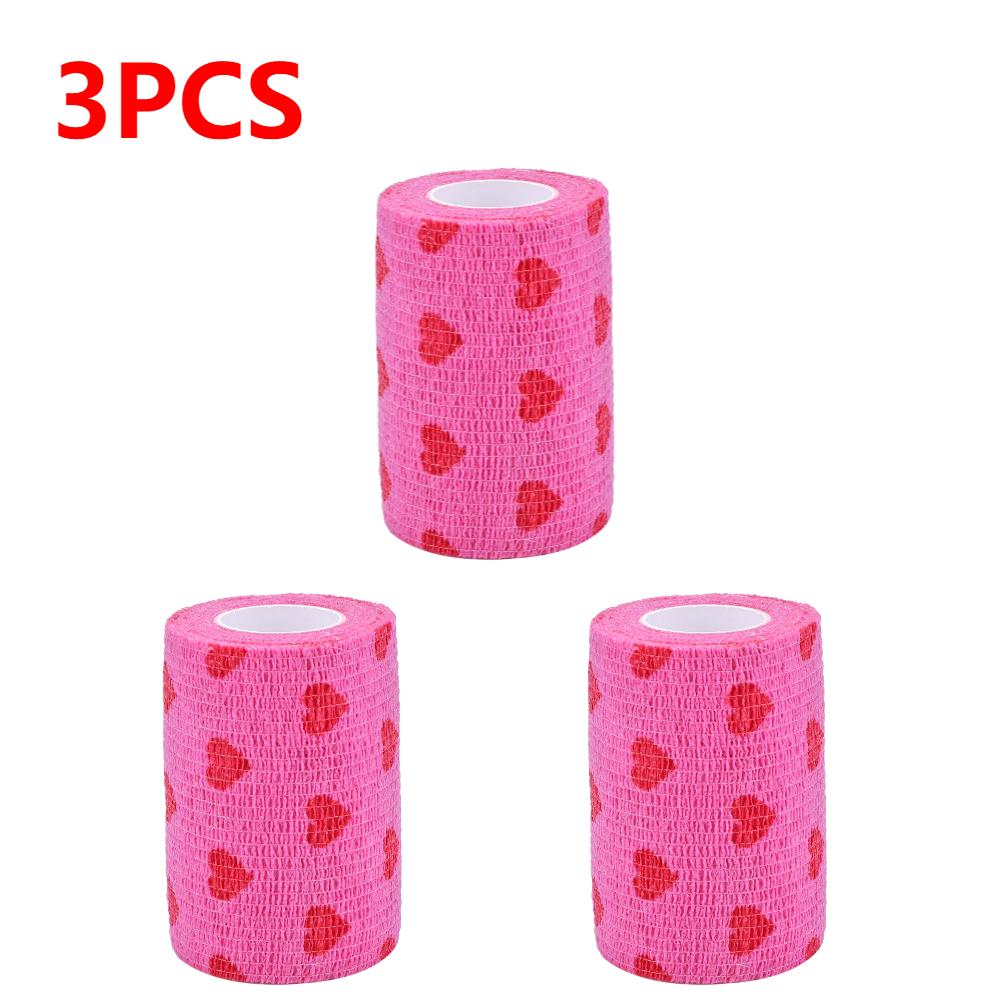 1-10pcs Cat Self-adhesive Elastic Bandage for Pet Dog Cat Bandage Leg Cover Protector Strap Bandage Non-woven Cohesive Bandage