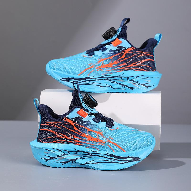 Kids' Lightweight Double Mesh Breathable Sneakers - Spring/Autumn 2025 Non-slip Soft Sole Running Shoes