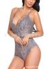 Sex Suit Sexy Women's Pajamas Deep V Perspective Lace Suspender Onesie Multi-color Bedroom Underwear Waist Suit