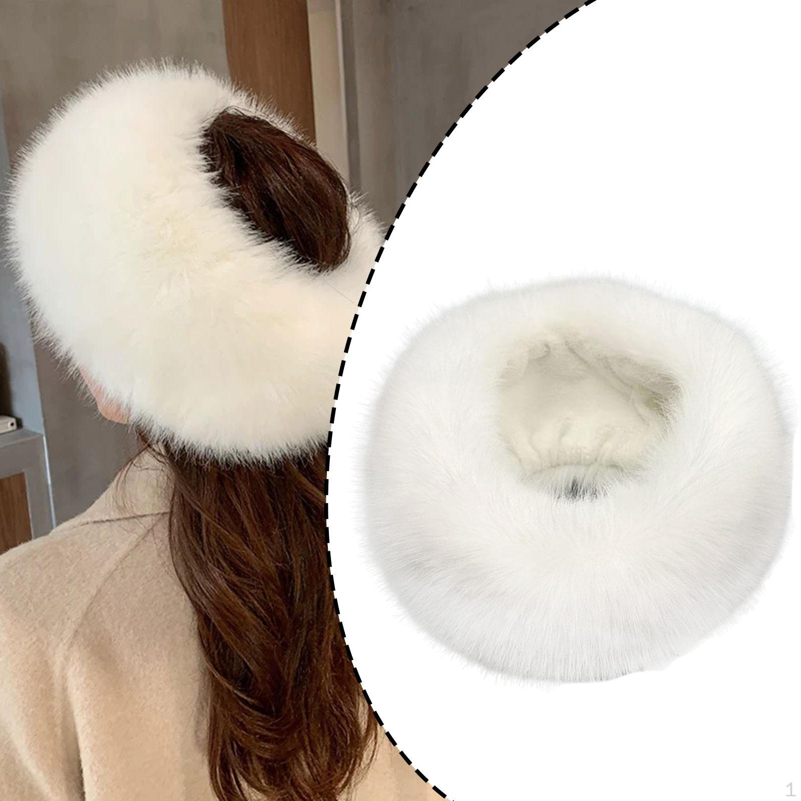 

Headband Ear Protection Ski Hat for Travel, Outdoors, Camping белый