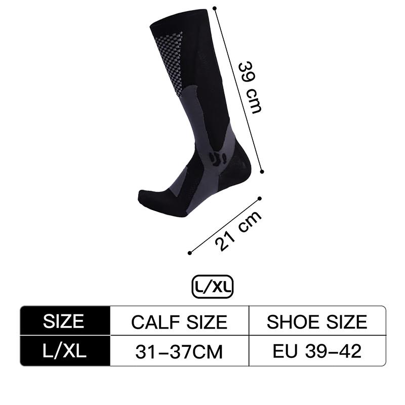 Running Compression Socks Stockings Men Women Sports Socks Size L / XL Nylon 1pc