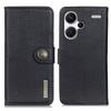 KHAZNEH For Xiaomi Redmi Note 13 Pro+ 5G Cell Phone Cases Cowhide Texture Stand Wallet Cover