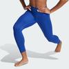 Adidas All Me 7/8 Leggings Solid Color Logo Sports Pants Women Leggings Deep-Blue IT9152