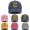 Cross-Border Washable American-Style 6-Panel Letter Digital Printed Snapback Unisex Fashionable All-Match Common Soft-Crown