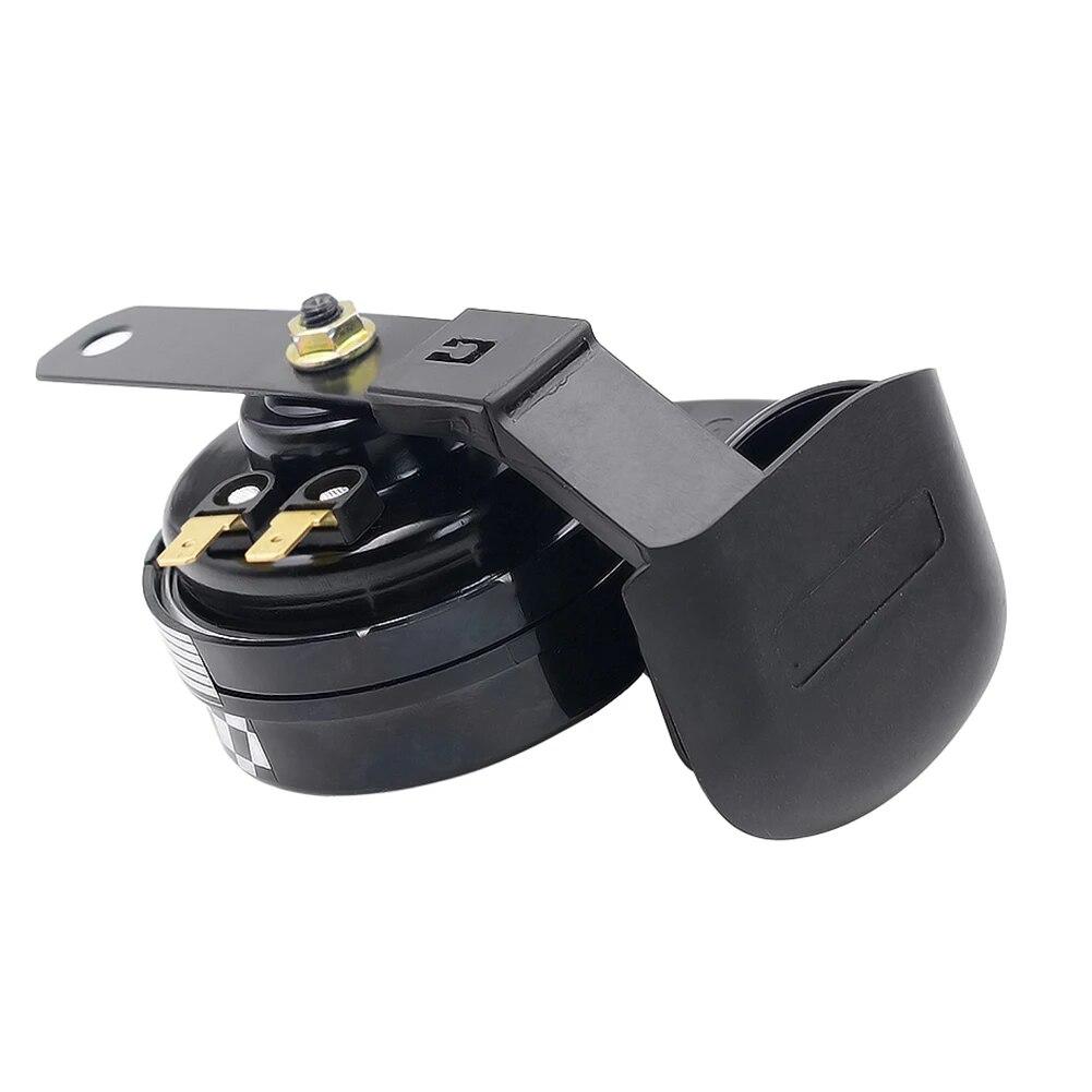 12V Snail Air Horn Waterproof Air Motorcycle Horn Super Loud 130dB 510hz Electric Snail Horn for Car Motorbike Truck Vehicle