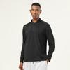 Men's Quick-Dry Stand Collar Long-Sleeve Elastic Fitness Shirt