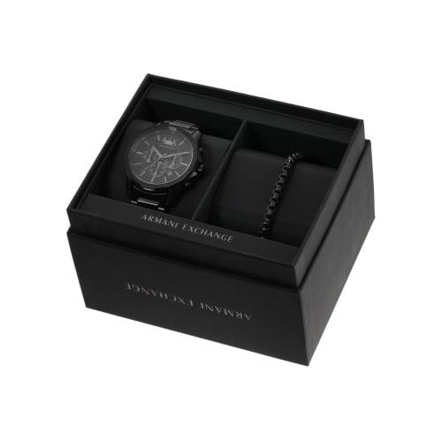 A|X Armani Exchange BANKS AX7153SET Men's Black Watch