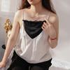 Floral Lace Flower Anti-Glare Tube Top Transparent Clip-On Mock Camisole  Lady