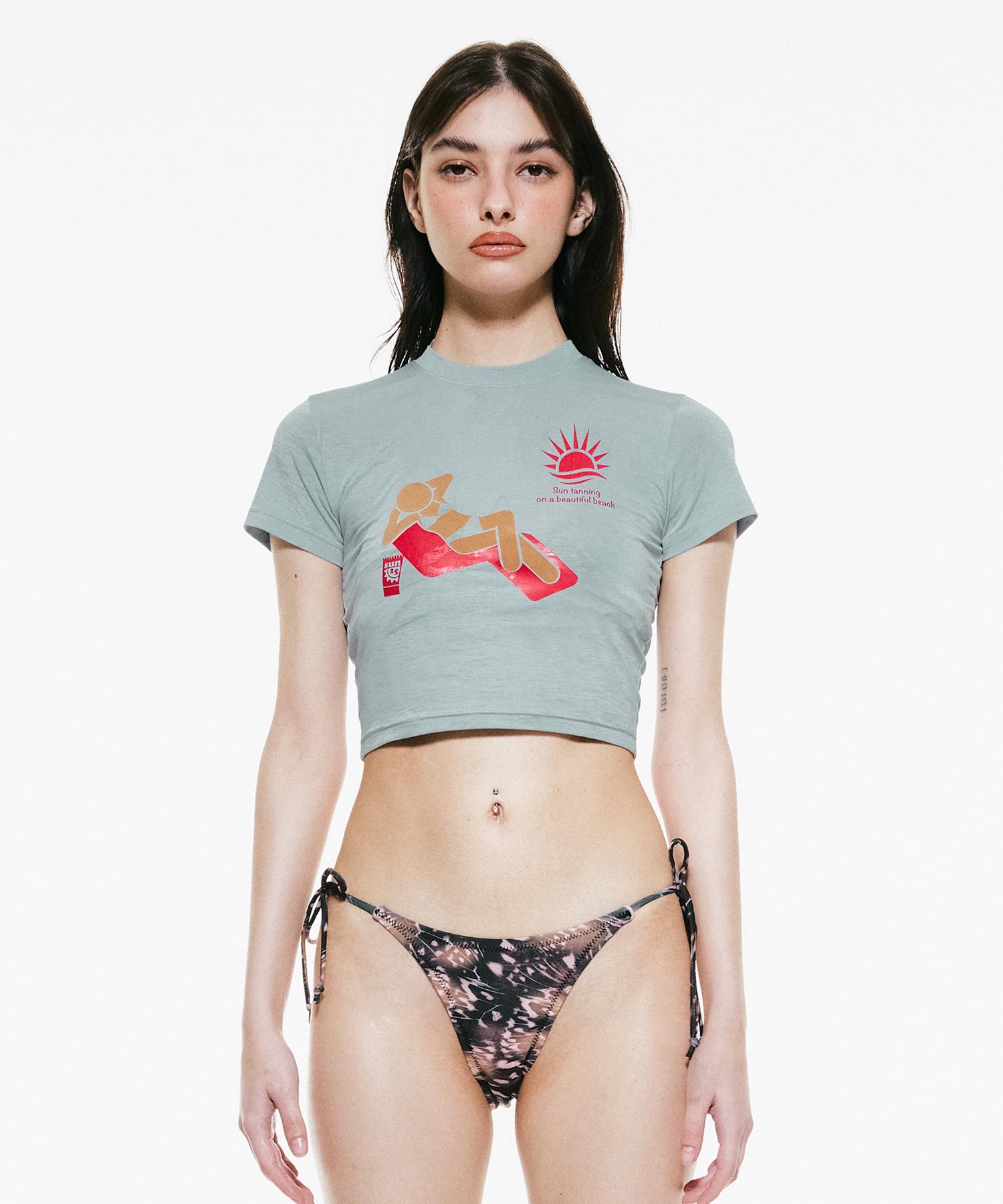 Buddy Tan Baby Tee Sky Blue S