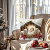 Christmas Nativity Scene Baby Jesus & Mary Pillow Covers Decorative Home Double-sided Print Square Pillow Living Room Pillowcase