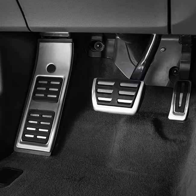 Pedali Auto per A4 B9 A5 F5 2016 - 2023 LHD Berlina Avant Sport Gas Freno Poggiapiede Copripedale Acciaio Inossidabile Accessori