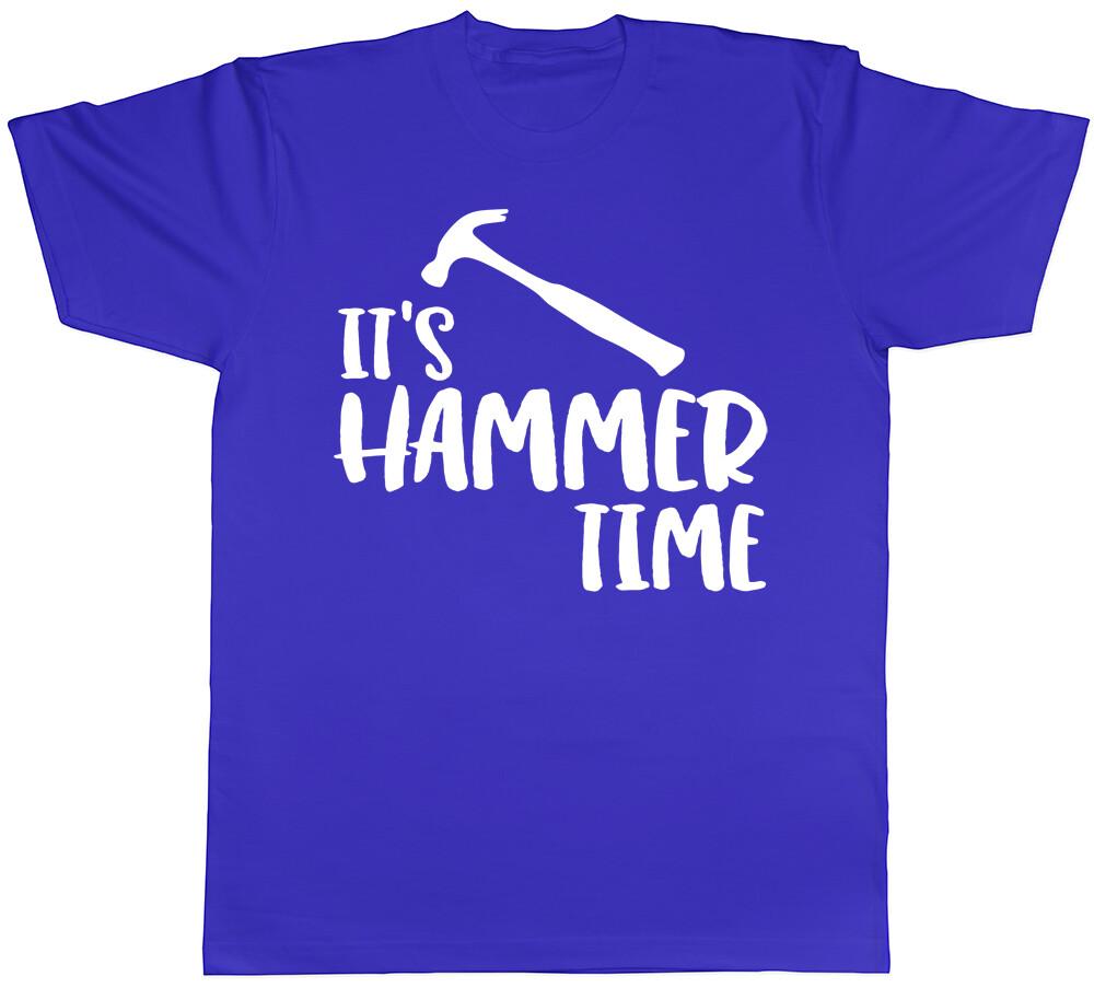 Mens DIY TShirt Funny Hammer Time Tools Handyman Fathers Day Birthday Tee
