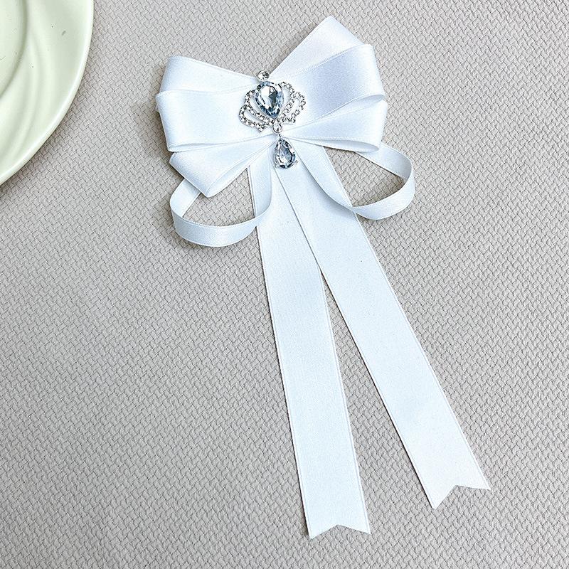 Винтажная брошь-бабочка из ленты, траурная корсажная брошь для женщин, булавки для воротника рубашки, галстук-бабочка, ювелирные аксессуары