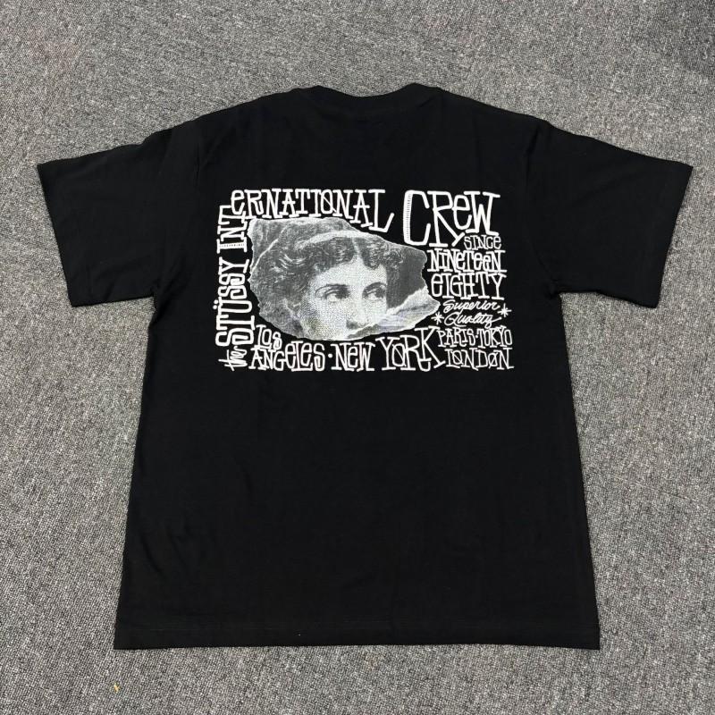 Mens Oversized Cotton T-Shirt Loose Fit Short Sleeve Graphic Tee Casual Wear