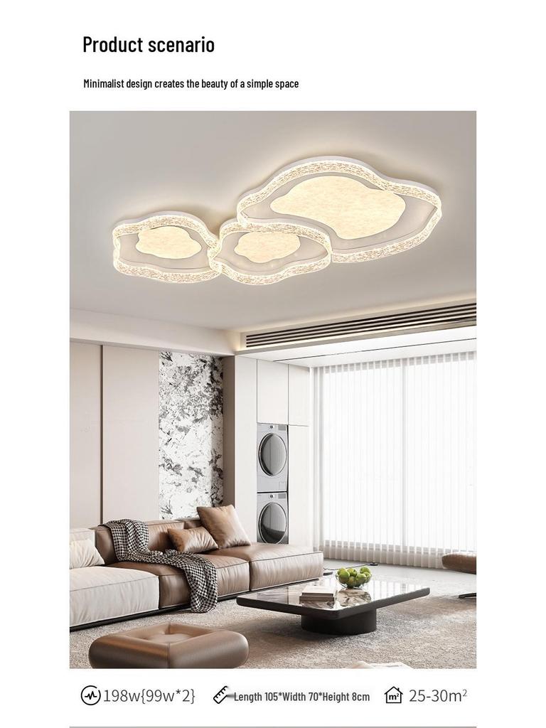 Modern Minimalist Ceiling Light Package for Living Rooms & Bedrooms