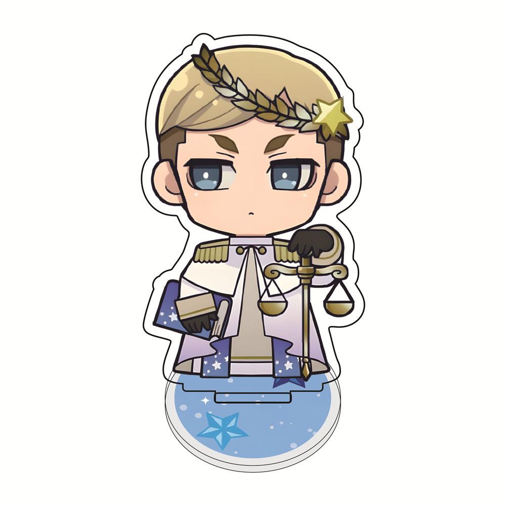 10 Cm Attack On Giant Japanese Anime Peripherals The Twelve Zodiac Signs Series Acrylic Stand Collectible Desk Ornament Gift Toy