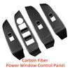 Power Window Control Panel Car Upgrade Stickers ABS Plastic Carbon For Mazda Atenza  Trim Paste Cars Decoration Accessories