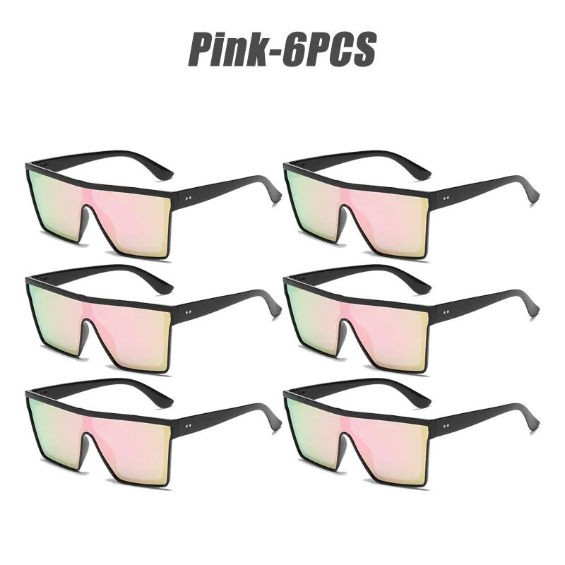 2025 New Fashion High Quality Square Glasses Frame Big Frame Retro Cyberpunk Color Film Sunglasses for Men and Women