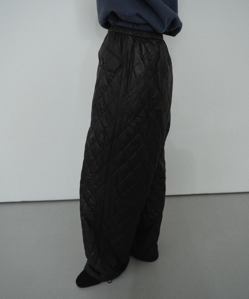 EN OR [Core] Quilted Banding Pants - Black