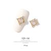2pieces 3D Metal Zircon Nail Art Jewelry Japanese Nail Decorations Top Quality Zircon Crystal Manicure Zircon Diamond Charms