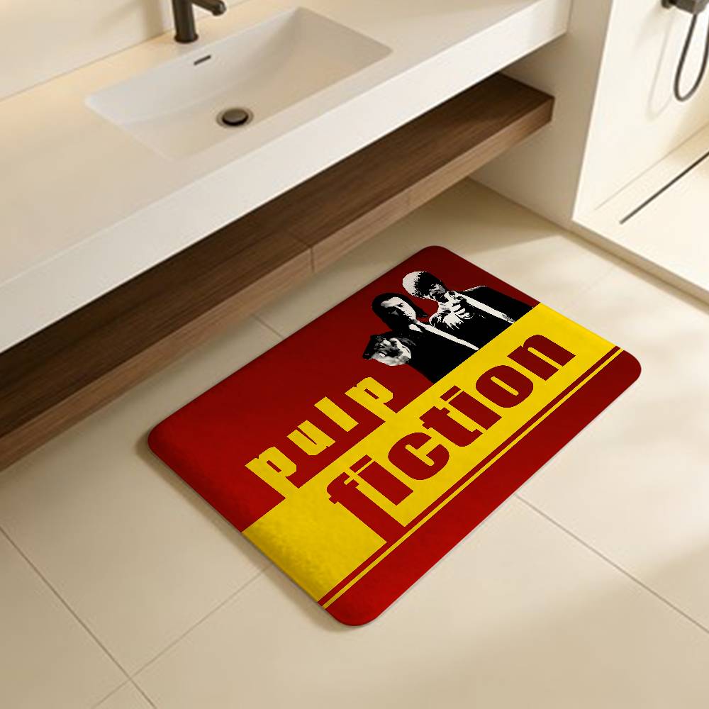 

Movie P-Pulp Fiction Classic Room Mats Anti-slip Absorb Water Long Strip Cushion Bedroon Mat Household Carpets 40x60cm