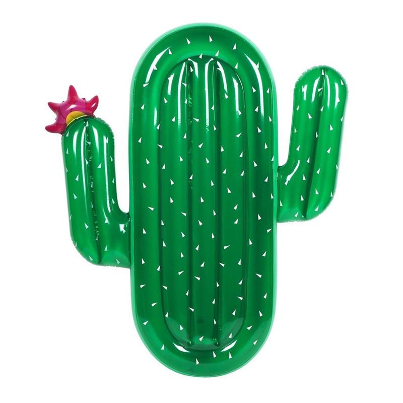 Inflatable Cactus Float - Large Transparent Green Water Prop for Adults