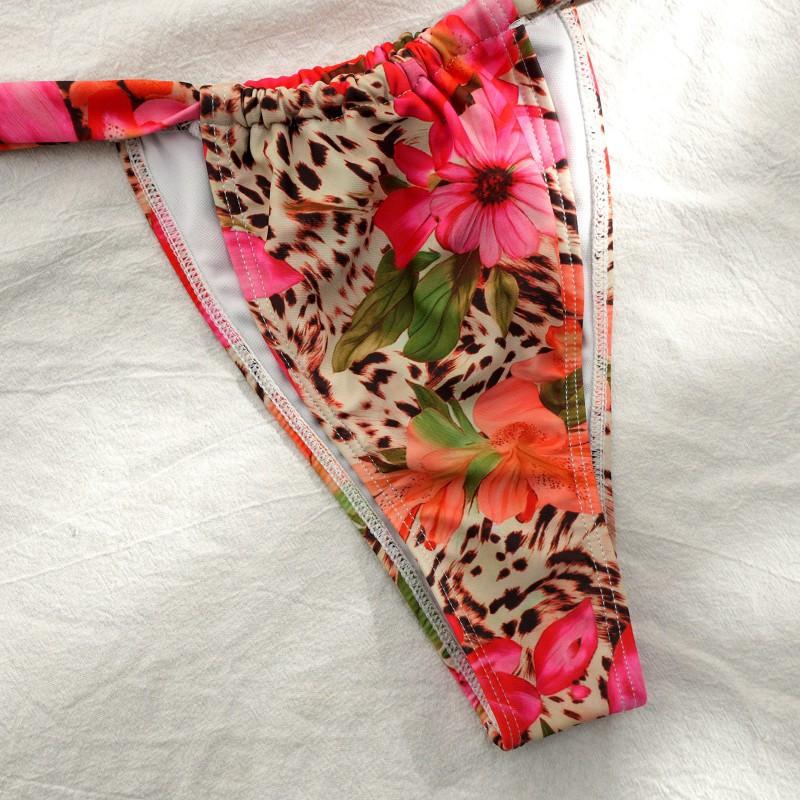 Sexy Print Bikini Damen Zweiteiler Badeanzug Spitze