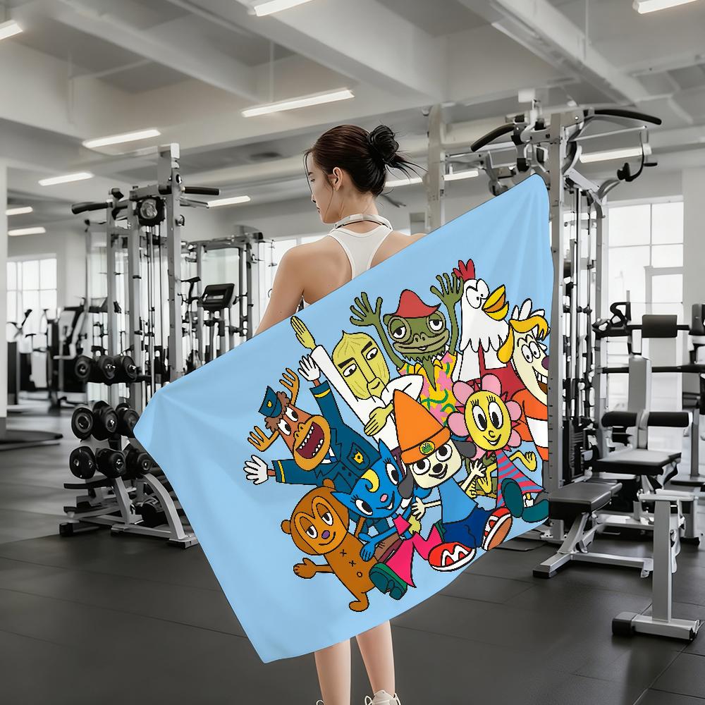 Music Game P-PaRappa the Rapper Towel Quick Drying Beach Towels Are Suitable For Swimming Pools Camping Yoga And The Gym