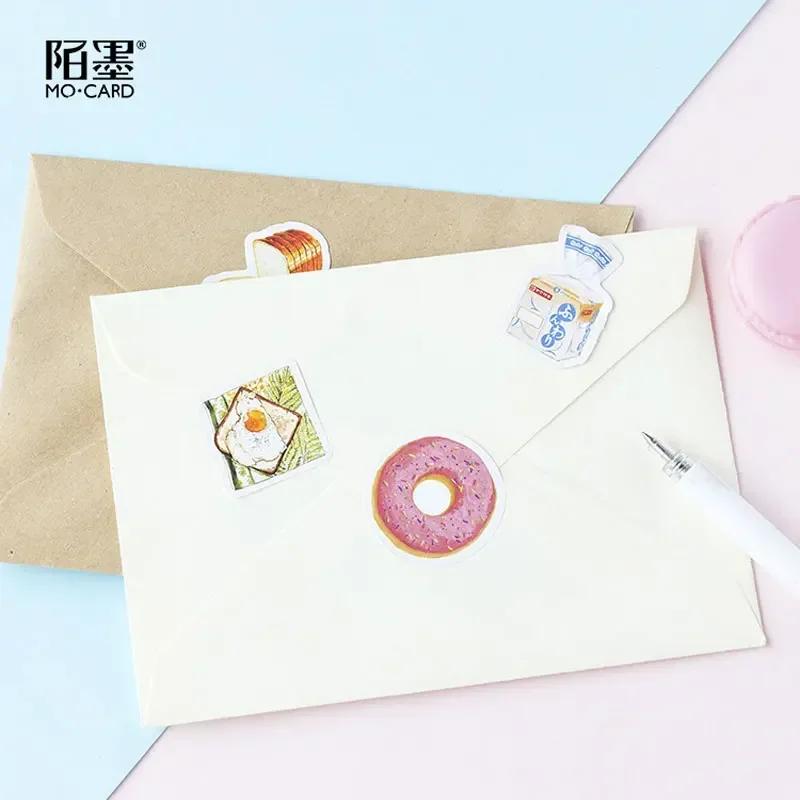 46/pack Cute Food Kawaii Bread Donuts Scrapbooking Stickers DIY Craft Decoracion Journal Photo Albums Decoration Sticker