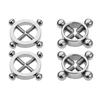 Stainless Steel Adjustable Nipple Clips Erotic Goods Nipple Stimulation Breast Bondage Restraint Bdsm Sex Toy for Woman