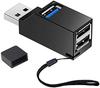 ALLVD USB USB USB Combo USB Port Expansion High 1 Hub Hub, 3-Port 3.0 + 2.0 Hub, Ultra-Compact, Bus-Powered, Hub, Speed, Lightweight, Compact,