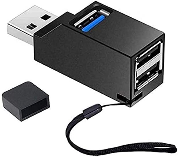 ALLVD USB USB USB Combo USB Port Expansion High 1 Hub Hub, 3-Port 3.0 + 2.0 Hub, Ultra-Compact, Bus-Powered, Hub, Speed, Lightweight, Compact,